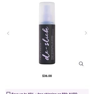 Urban Decay De-Slick Oil Control Makeup Setting Spray